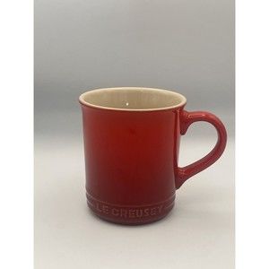 Le Creuset Stoneware Coffee Mug Cup 12oz Cerise Red Fade Ombre replacement